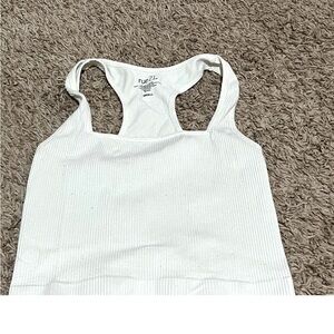 Rue 21 cream white crop top!